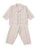 11-12Y / Pink Blue Yellow Striped / Classic