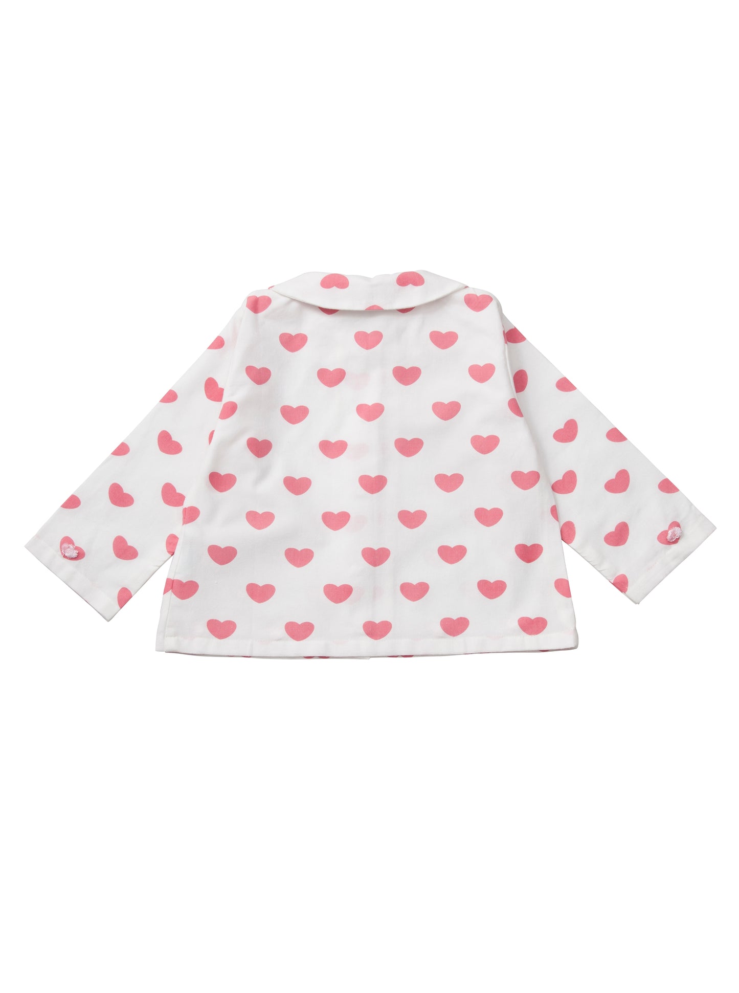 Classic cropped cotton children's pyjama set from Turquaz.