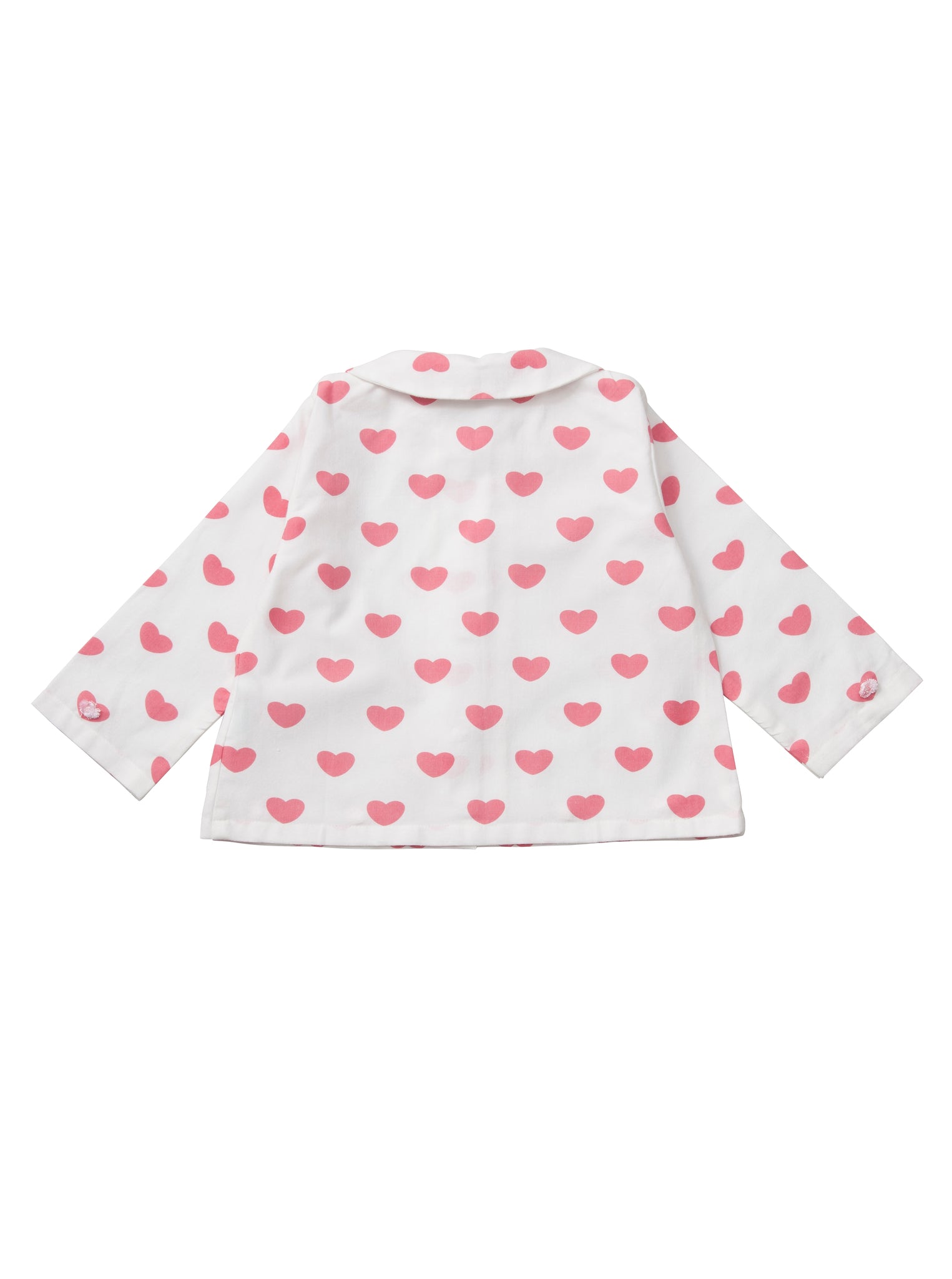Classic cropped cotton children's pyjama set from Turquaz.