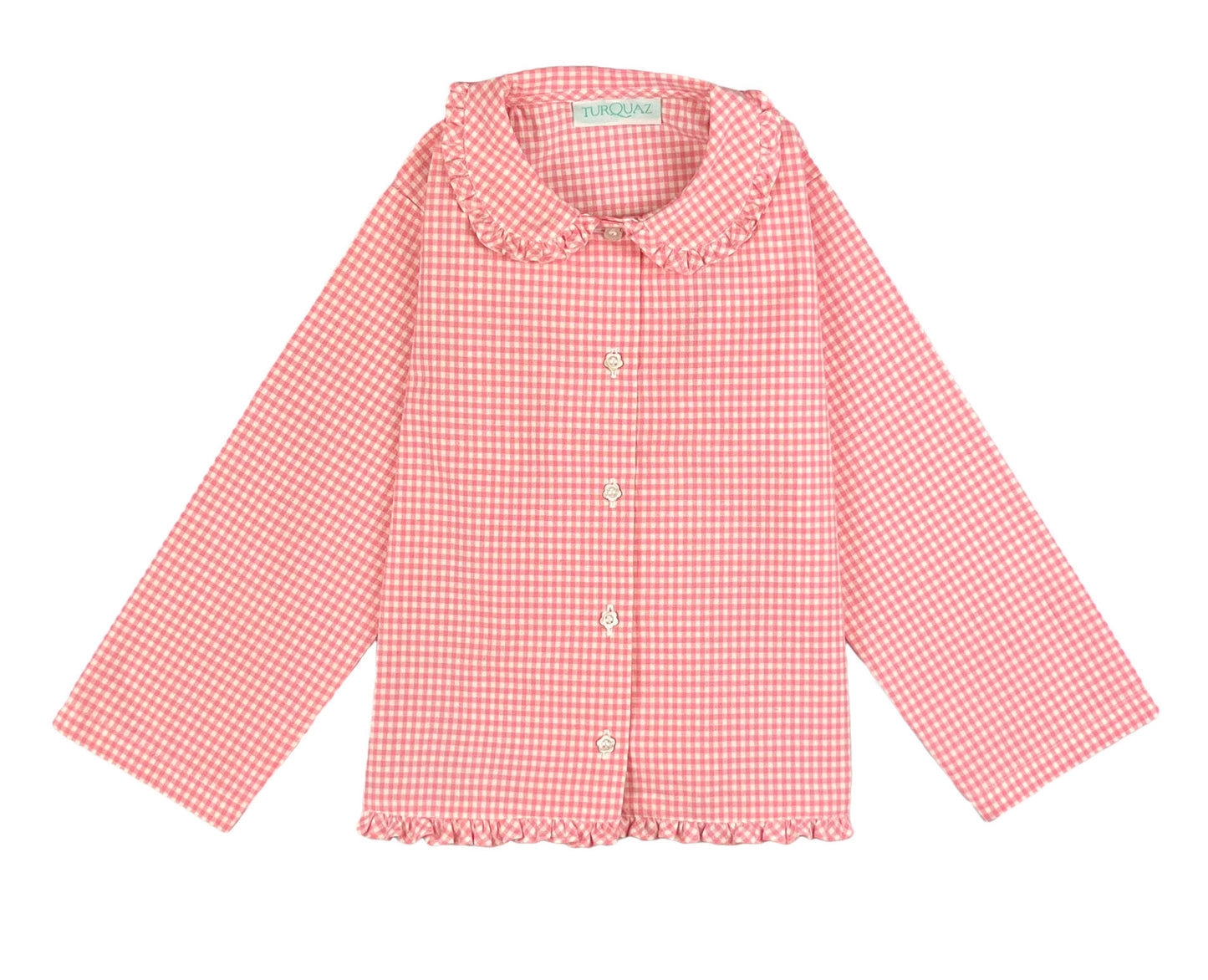 Cotton Candy Pink Gingham Pyjamas